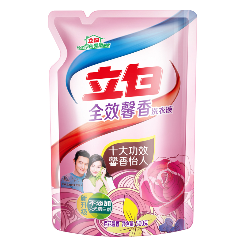 【整箱】立白 全效馨香洗衣液500g X 3袋 X 8组{5箱起订}