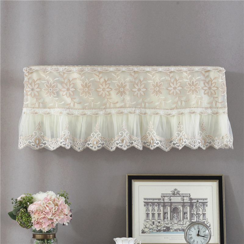 包布艺空调套美的海尔1.5格力空调罩挂机防尘罩2|米绣 全包1-1.5p通用(88cm长内用)带内胆包