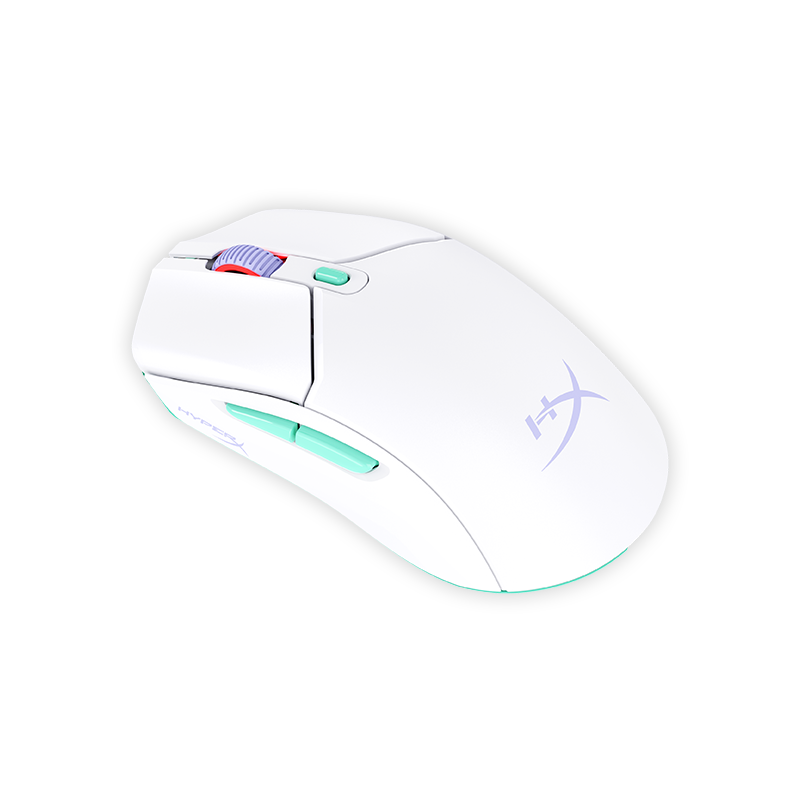 极度未知(HYPERX)电竞游戏鼠标蓝牙无线办公人体工学高端外设 旋火2灵动无线游戏鼠标-白色
