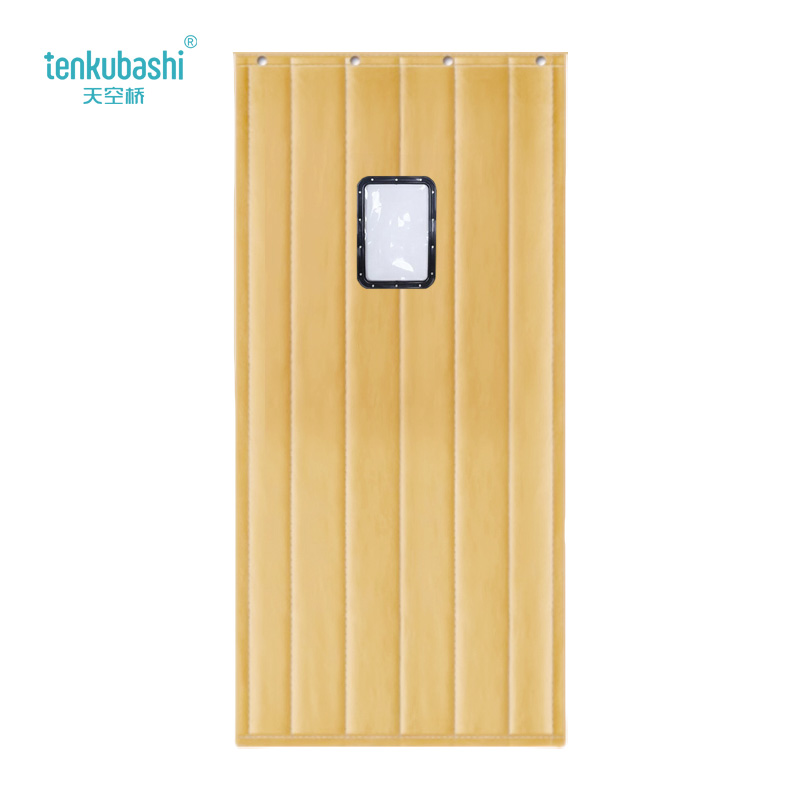 天空桥 棉门帘 MML-2金黄色30*45cm二层棉 平方米高清大图