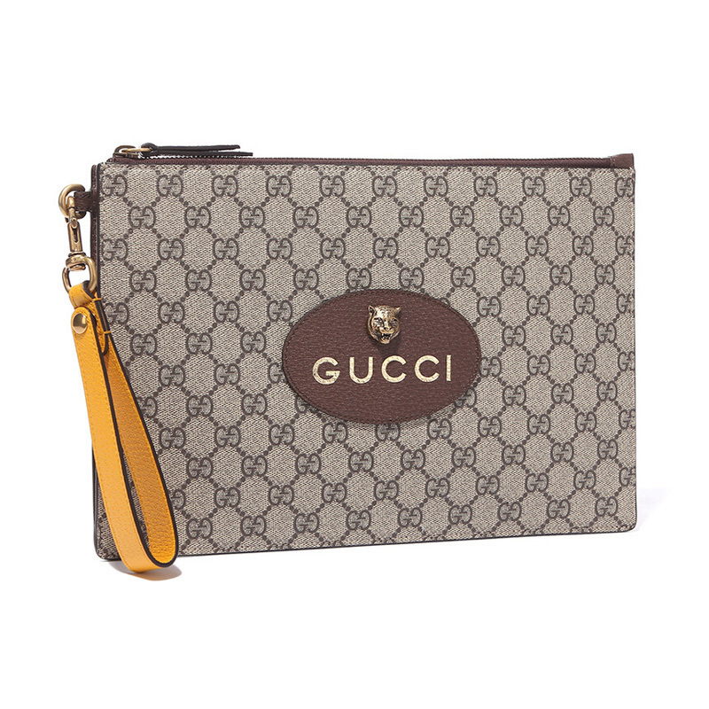 gucci古驰中性聚氨酯手拿包473956k9got