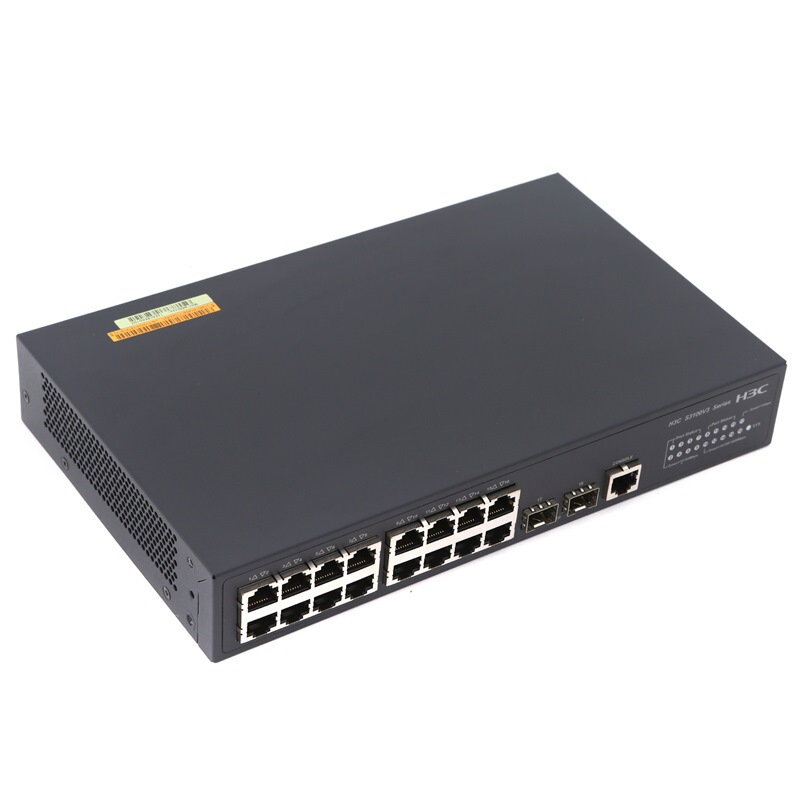 华三(H3C)S3100V3-18TP-SI 新一代千百兆组合交换机8口千兆+8口百兆 千兆以上网管型交换机