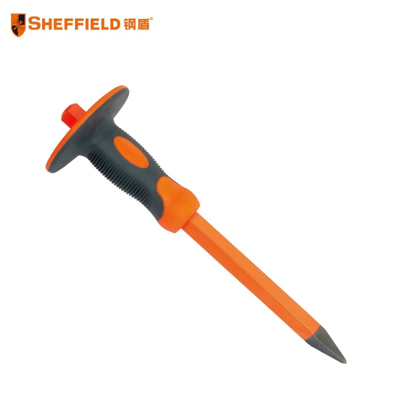SHEFFIELD/钢盾 S080202 19×305mm D19胶柄水泥尖凿 1支