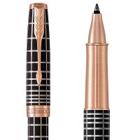 派克(PARKER)新品卓尔巧克力玫瑰金夹宝珠笔