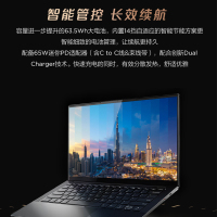 联想(Lenovo)YOGA Pro 14s 2021款 14英寸全面屏超轻薄笔记本电脑(i7-1165G7 16G 1TB 3D弧面触控屏 4K超高清 )黑色皮革版