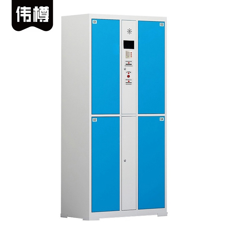 伟樽电子存包柜红外条码4门850*460*1800mm台高清大图