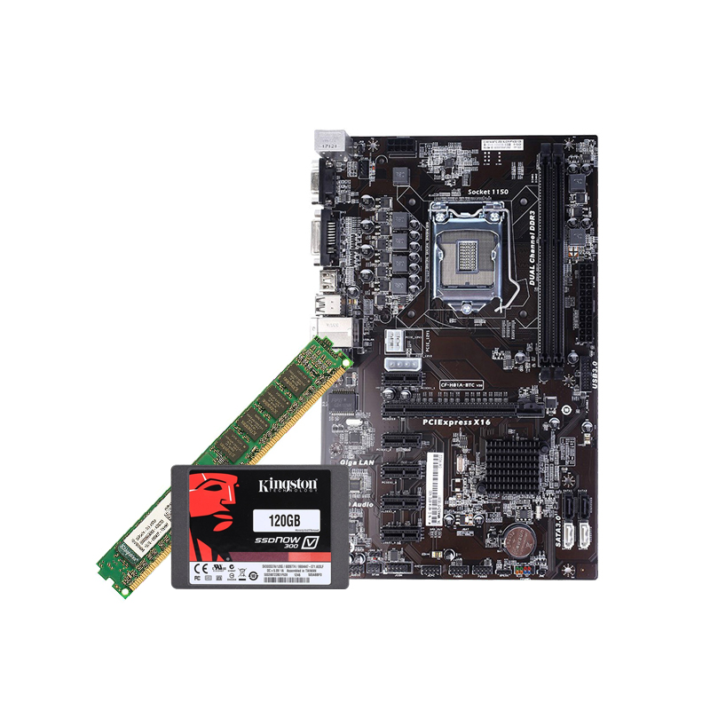 金士顿V300 120G+七彩虹 C.H81A-BTC V20主板+金士顿DDR3 1600 4G台式内存组合视频介绍_金士顿V300 ...