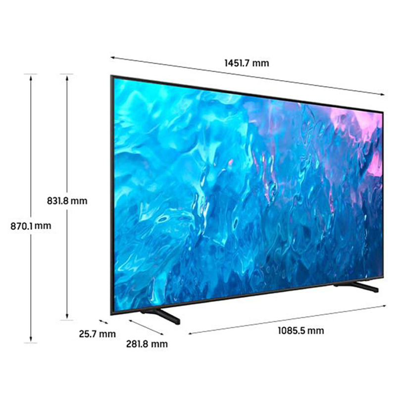 Samsung/三星QA65Q70ZAJXXZ 65英寸 QLED量子点 4K 双色温LED 游戏平板电视机