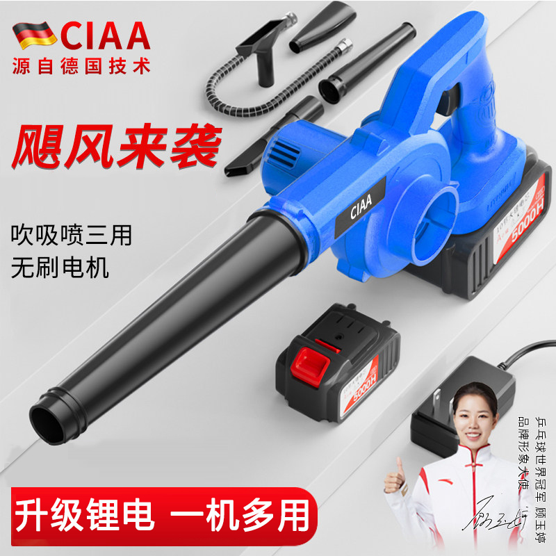 CIAA德国锂电鼓风机大功率吹尘器充电工业吹风机除尘小型吹吸一体机高清大图