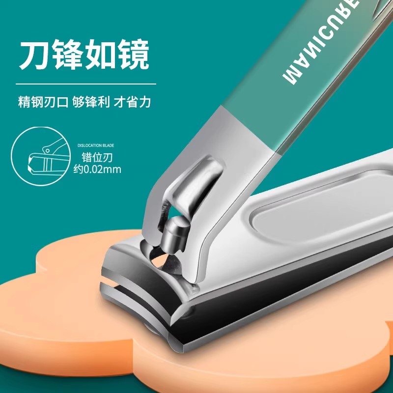 德国指甲刀套装甲沟专用鹰嘴指甲钳炎家用高端指甲剪原装修脚工具8138R高清大图