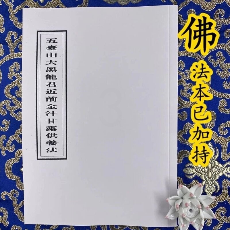 五台山大黑龙君近前金汁甘露供养法能海系列25高清大图