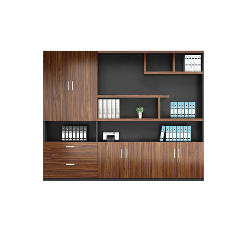 金佑莱矮柜文件柜木质书柜档案柜子(可定制)个(五门书柜)高清大图