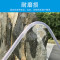 PVC水管软管防冻洗车塑料浇水管姜黄色新白1.2寸加厚10米