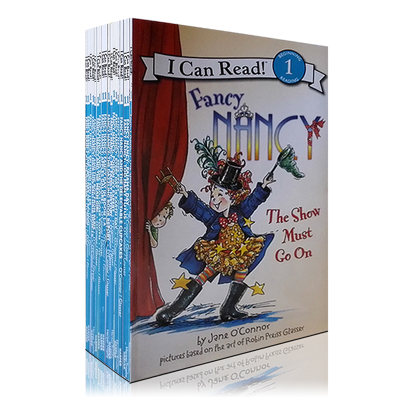 [正版]送音频英文原版绘本ICR1 Fancy Nancy 22本I can read 3-6岁幼儿入门启蒙早教第一阶段高清大图