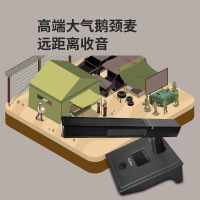润普Runpu RP-YXD812 国产化专业有线电容会议麦克风台式鹅颈话筒方杆短杆可插拔式航空插四针咪杆