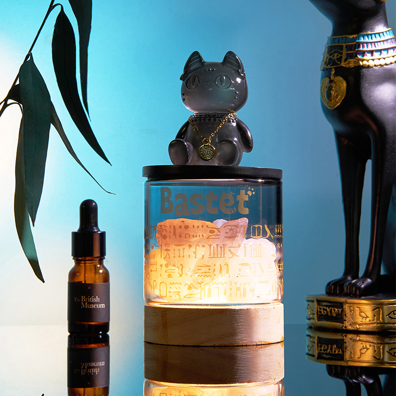 大英博物馆 1003659.0 安德森猫和她的朋友们系列萌猫发财香薰仿黑胶唱片机蓝牙音响 10ml高清大图