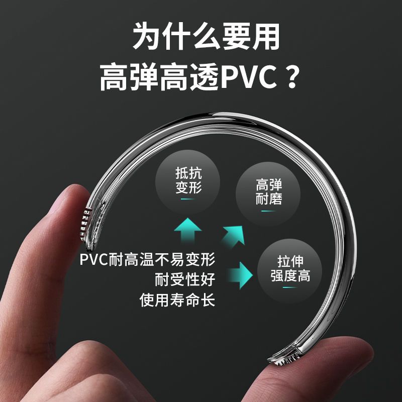2只装-常规款[防撞防刮+粘贴稳固] 冰箱防撞贴门把手透明硅胶粒衣柜门防撞条门后柜子家具防碰撞神器