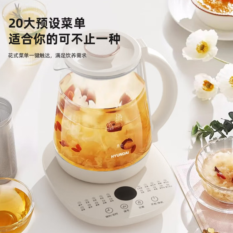HYUNDAI电热水壶 (养生壶)DC5B07 800W高清大图