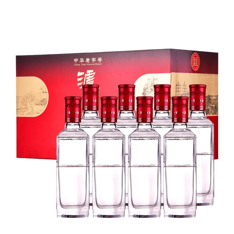 泸州老窖 特曲 52度 165ml*8 礼盒装 浓香型白酒