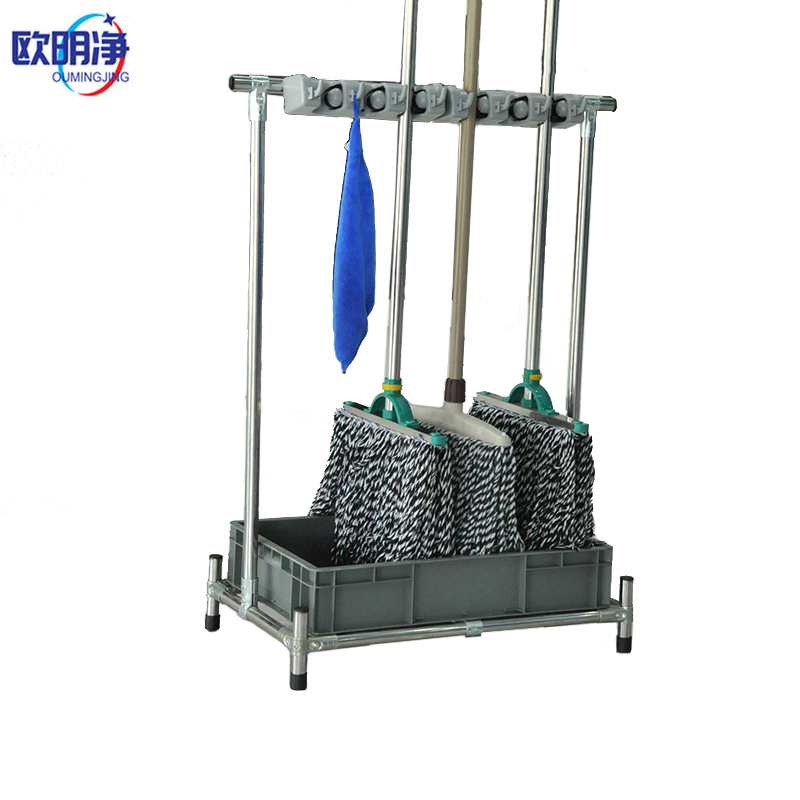 可移动拖把架拖布架 6挂8钩 个高清大图