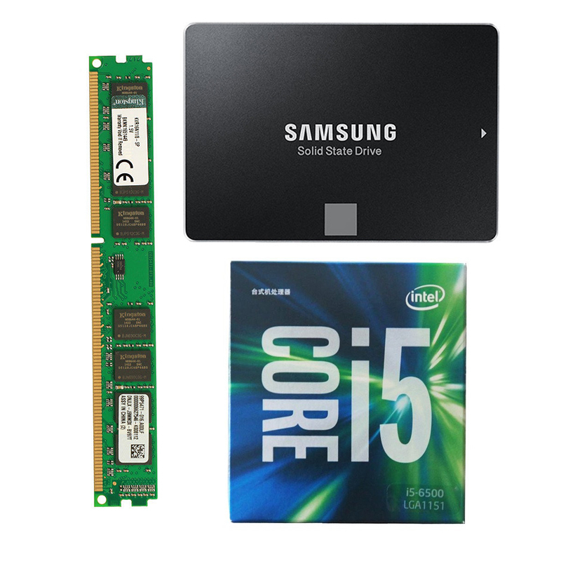 套餐英特尔intel酷睿四核i565001152接口盒装cpu处理器