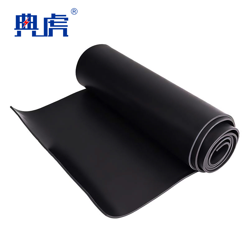 典虎 绝缘橡胶垫 黑色3mm*1m*5m 卷高清大图