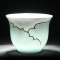 苏氏陶瓷(SUSHI CERAMICS) 茶具套装 忆荷陶瓷功夫茶具青瓷手绘描金茶杯子带礼盒(茶壶)