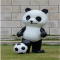YK-76仿真足球熊猫挂件