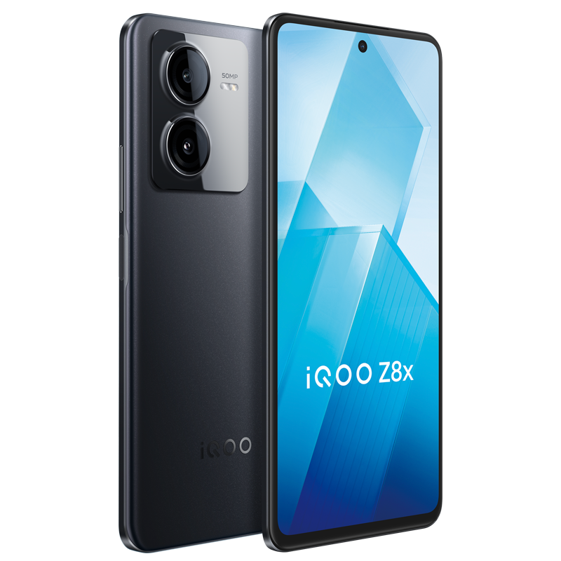iQOO Z8x 曜夜黑 12GB+256GB 5G全网通新品手机骁龙6强劲芯5000万主摄6000mAh大电池44W闪充零感蓝光原彩屏学生拍照游戏手机高清大图