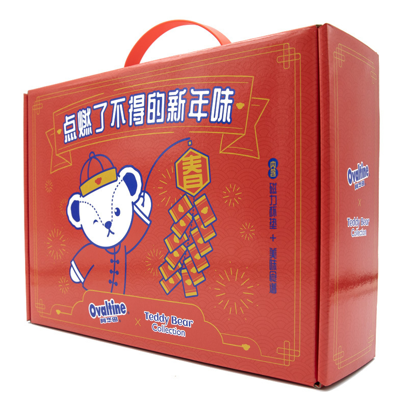 阿华田(Ovaltine) VS Teddy Bear 联名食品礼盒 了不起的新年味 酷脆酱、可可粉、黄金大麦