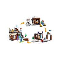 乐高(LEGO)Creator 创意百变 滑雪度假屋 31080 塑料积木玩具374块 7-12岁
