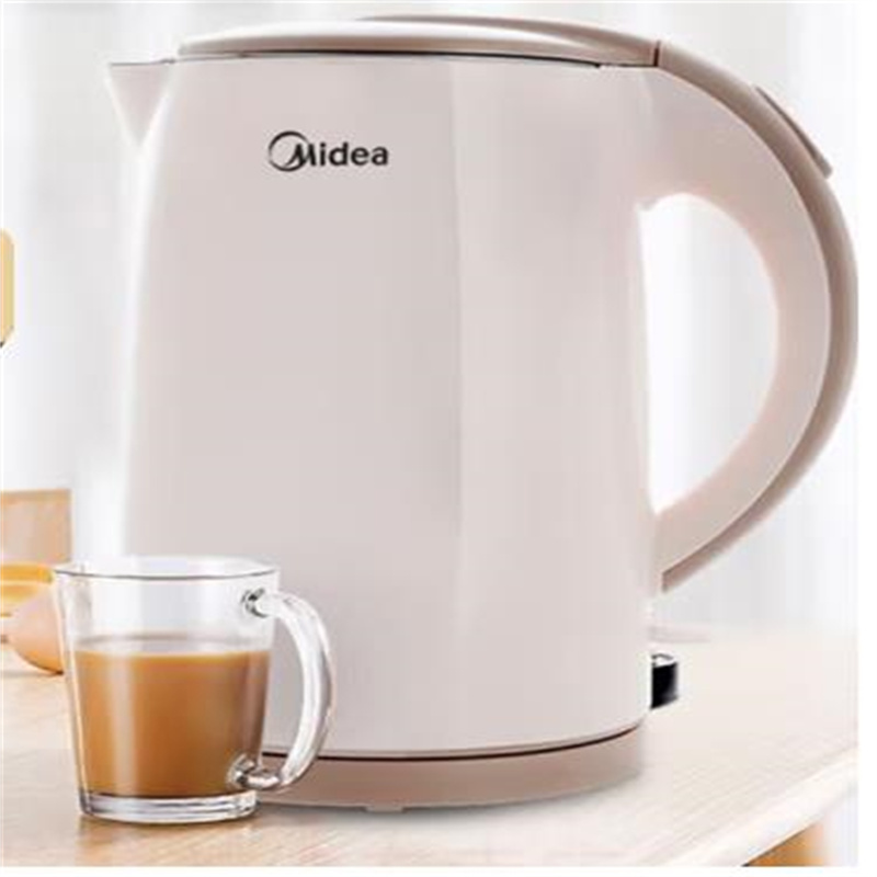美的(Midea)H415E2J 1.5L 304 不锈钢家用双层防烫烧快速沸腾 一体防尘盖高清大图