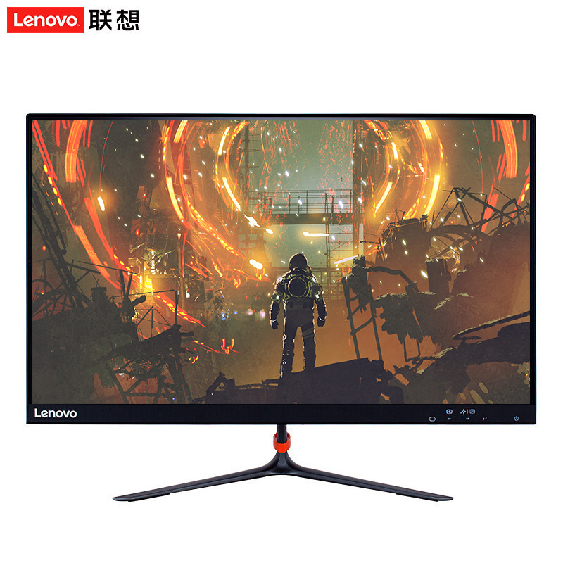 联想(Lenovo)LI2364A 23英寸显示器 全高清 窄边框 广视角 商用办公家用高清大屏电脑显示器 配VGA数据线 黑色