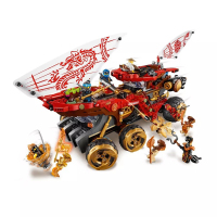 乐高(LEGO)积木幻影忍者系列新品 儿童积木拼装玩具男孩女孩生日礼物 6岁+ 封赏之地战车 70677