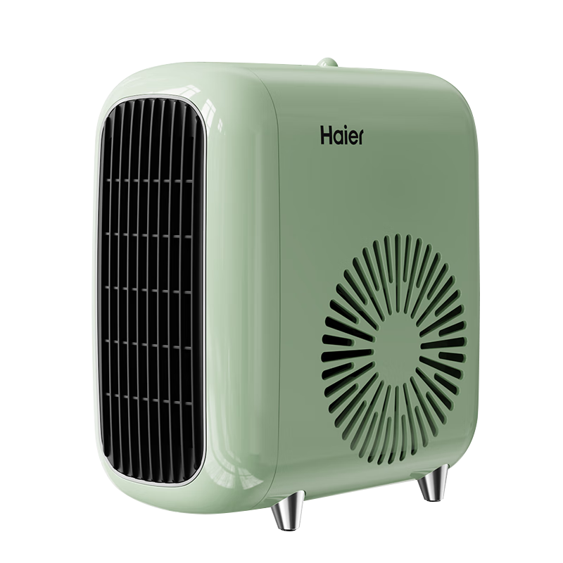 海尔(Haier)暖风机取暖器2000W功率电暖器家用办公室桌面台式电暖风暖脚器电热扇热风机 HNF-2026A 机械款高清大图
