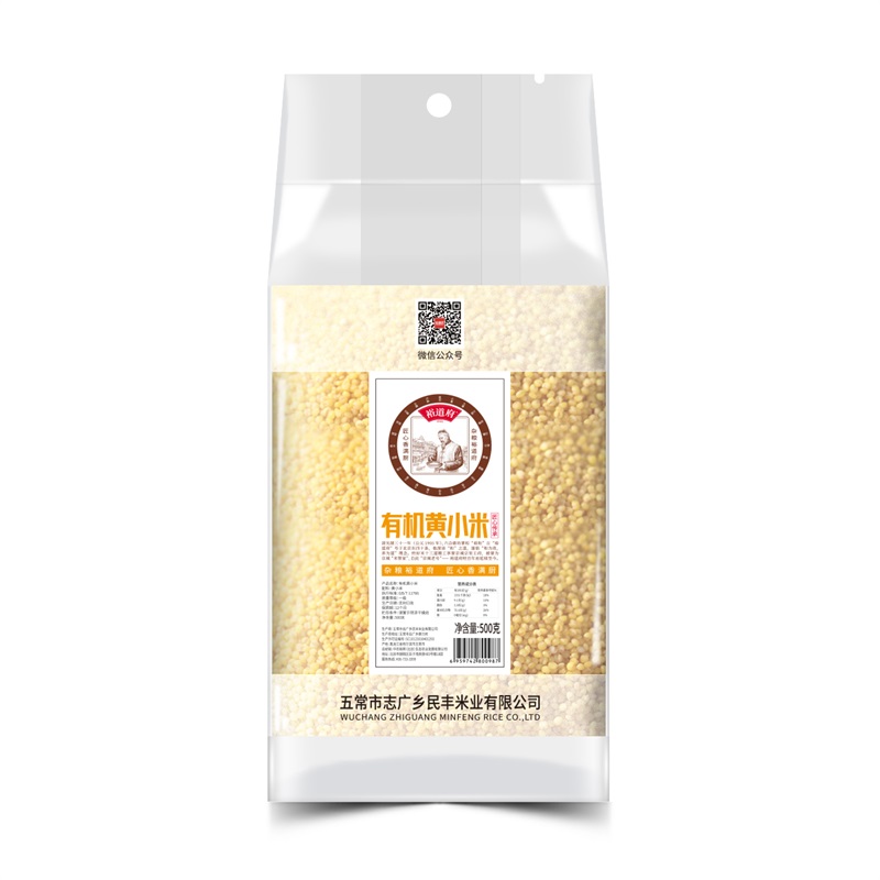 裕道府 有机黄小米 500g 06.02.072