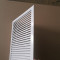 格力空调安装材料配件 双层铝合金百叶送风600x300(自带调节阀)含安装人工