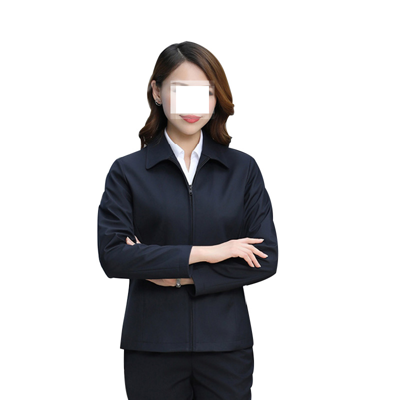 燕舞 BD2FX422101Z2F 女士春秋工作服 夹克上衣 155-175码 定制商品(计价单位:件)藏青色高清大图