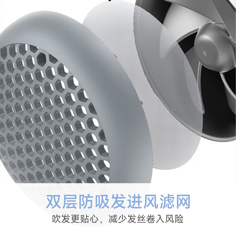 吹风机家用男士便携速干降噪负离子护发送男生生日礼物吹风筒默灰色EH-NE4G高清大图