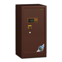 艾斐堡D-120XTD电子保管箱H1200*W600*D490MM(单位:件)咖啡色