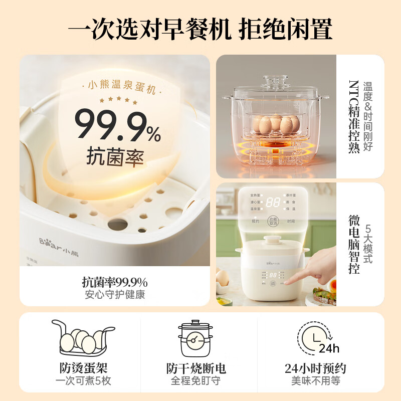 大家评 店铺 商品详情 售后保障 推荐 商品对比 买家评价(2万+) 超98%买家赞不绝口 煮鸡蛋超方便 9 功能超齐高清大图