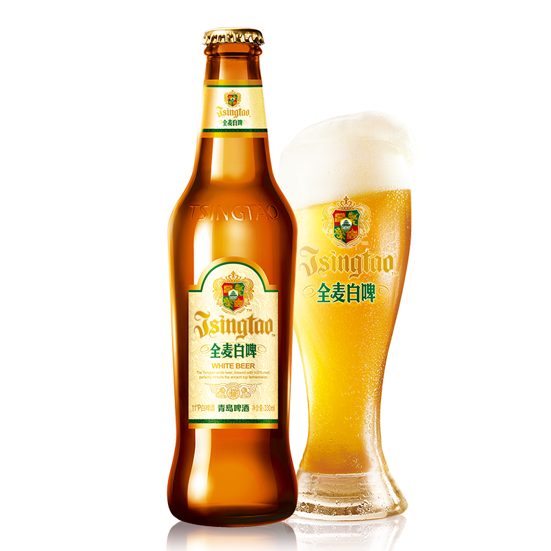 青岛啤酒 白啤11度330ml*12瓶