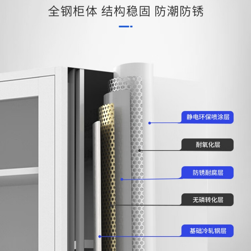 铭思达备品柜通双节台高清大图