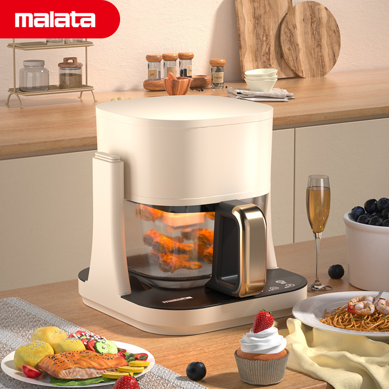 万利达malata-可翻转煎烤一体机家用全自动不用翻面大容量低油低脂 多功能空气炸锅JL-1201