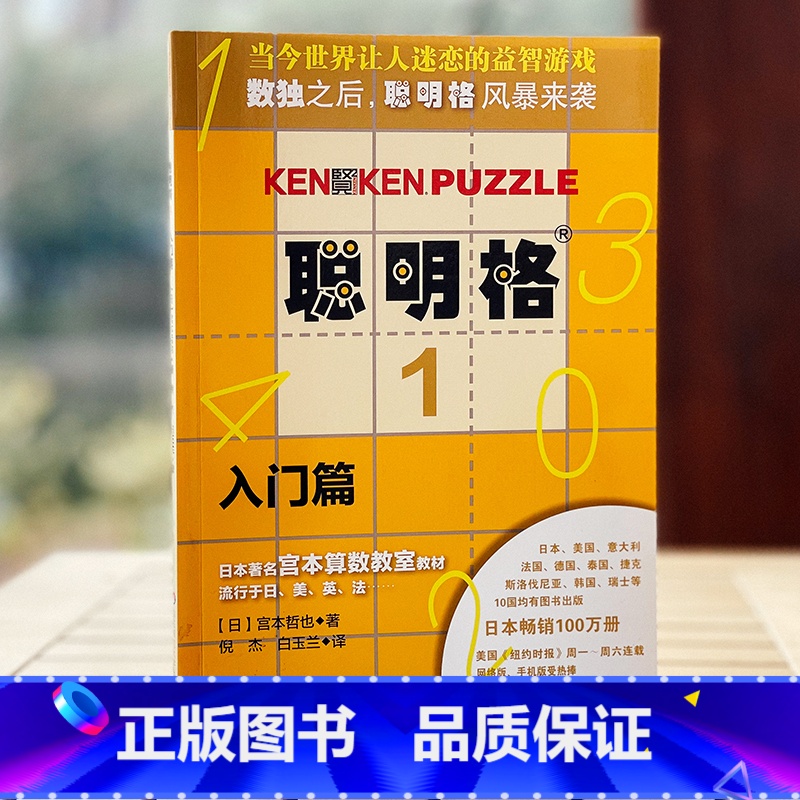 【正版】聪明格1 入门篇 4-5-6岁 益智游戏 肯肯数独 思维训练工具 小学数学速算趣味练习 华东师范大学出版社