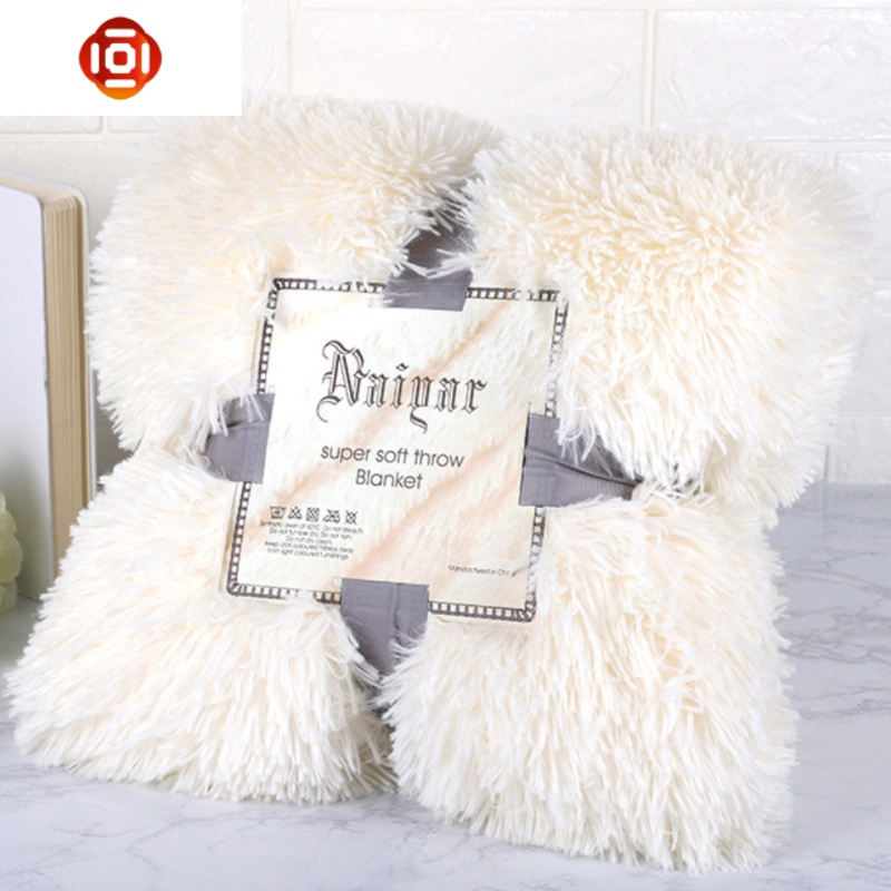 三维工匠毛巾被/毯605872890530 网红摄影长毛绒PV绒毯双面绒毛毯飘窗毯 