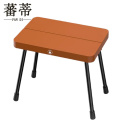 便携凳 折叠凳咖色把