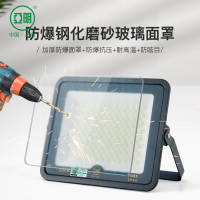 亚明LED投光灯磨砂玻璃防眩照明灯600W白光磨砂玻璃防眩目（带防雷器）1个