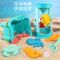 加厚款沙滩9件套 儿童沙滩玩具套装宝宝戏水玩沙挖沙决明子沙漏大号铲子沙滩桶工具