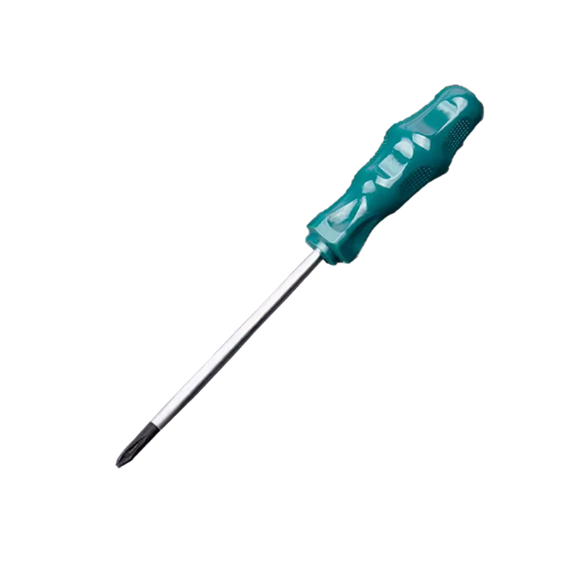 立伟铁牛绿胶炳螺丝刀5*100mm十字型/把高清大图